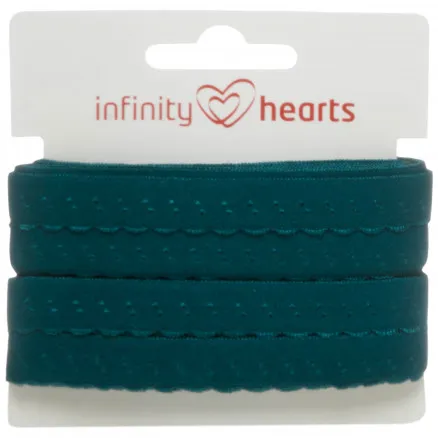 Infinity Hearts Spitzenband Polyamid 20mm 369 Petrol - 5m