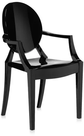 Kartell Lou Lou Ghost Esszimmerstuhl - Kinder - Schwarz